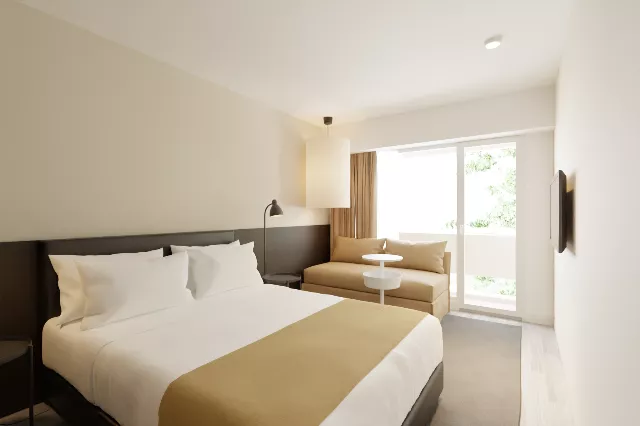 Hotel Cupidon Dubla cu balcon si vedere la gradina