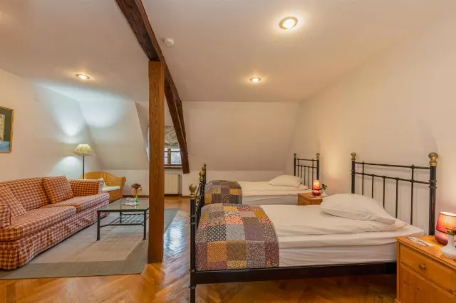 Casa Cu Cerb, Cameră Twin cu sofa