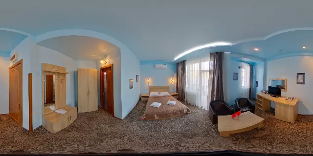 Pensiunea Melba Cameră Dublă vedere la Dunăre