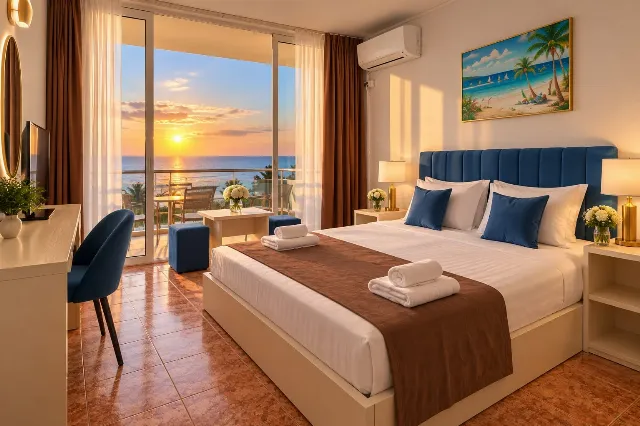Hotel Cerna, Cameră Dublă superioară cu vedere la mare