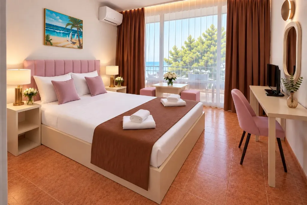 Hotel Cerna, Cameră Dublă superioară cu vedere la mare