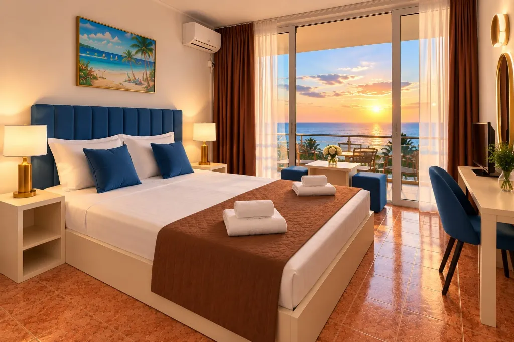Hotel Cerna, Cameră Dublă superioară cu vedere la mare